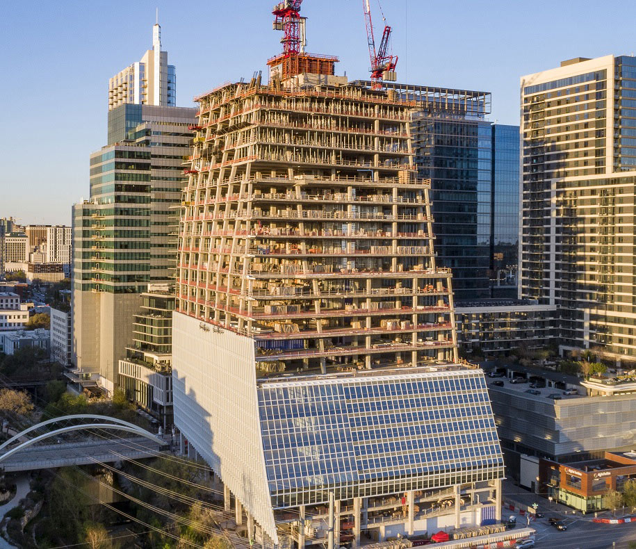 Scaffolding at Block 185