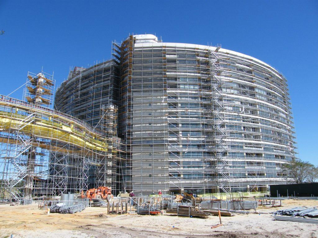 Scaffolding at the Contemporary Suites